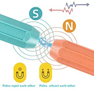 400071 Magnetic Sticks Blocks for Kids (64pcs)