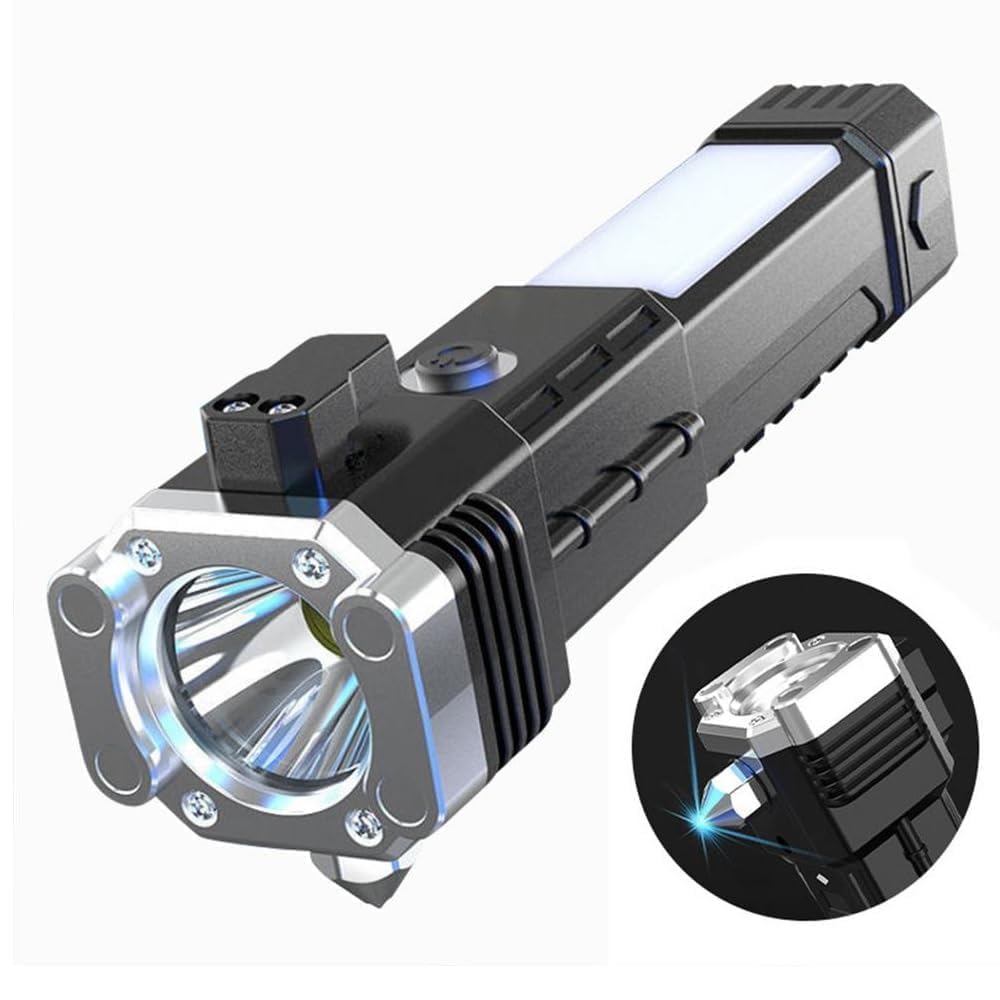 400013 3W Torch Light Rechargeable Torch Flashlight