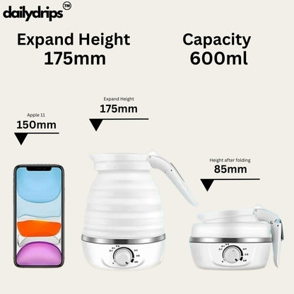 400022 Travel Folding Electric Kettle (600ml)