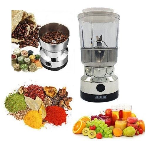 400026 2 in 1 Electric Coffee Mixer Grinder Juicer Spice Grinder Electric Coffee Grinder & Juicer, Coffee Bean Grinder 300W