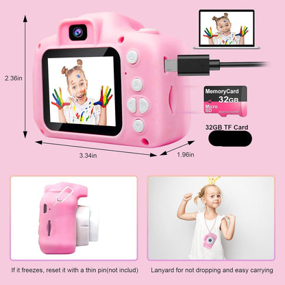 400067  Digital Camera with 2 inch Screen 3MP 1080P HD Digital Video Camera for Toddler Boys & Girls