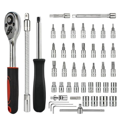 400016 46 in 1 Pcs Tool Kit for Home Use Spanner Set