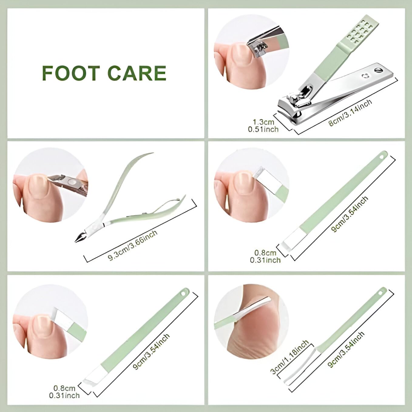 400062 Exquisite Nail Clipper Set (16 Pcs)