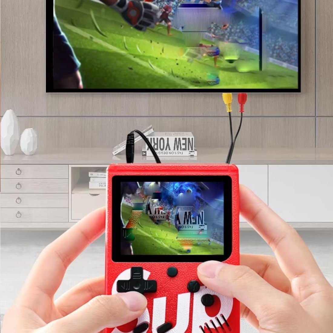 400046 Rechargeable Handheld 400 in 1 Games for Kids SUP 400 in 1- Game Box with TV Output