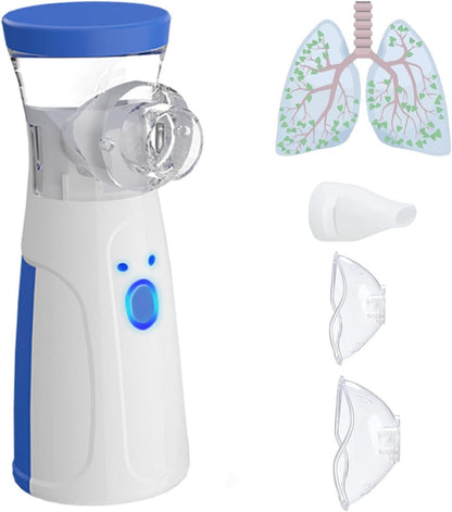 400063 Portable Nebulizer Nebulizer Machine for Adults and Kids Travel and Household Use, Handheld Mesh Nebulizer for Breathing Problems (Multi)