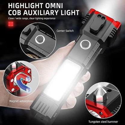 400013 3W Torch Light Rechargeable Torch Flashlight