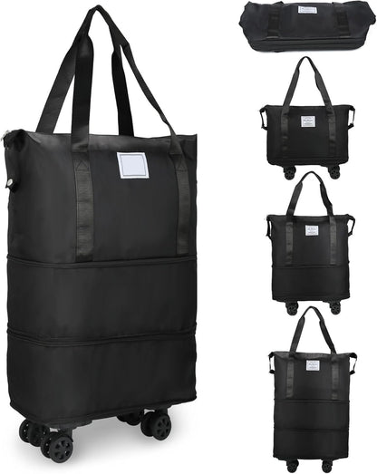 400005 Duffle Bag with Wheels, Expandable Foldable Duffle Bag  (Multicolor)