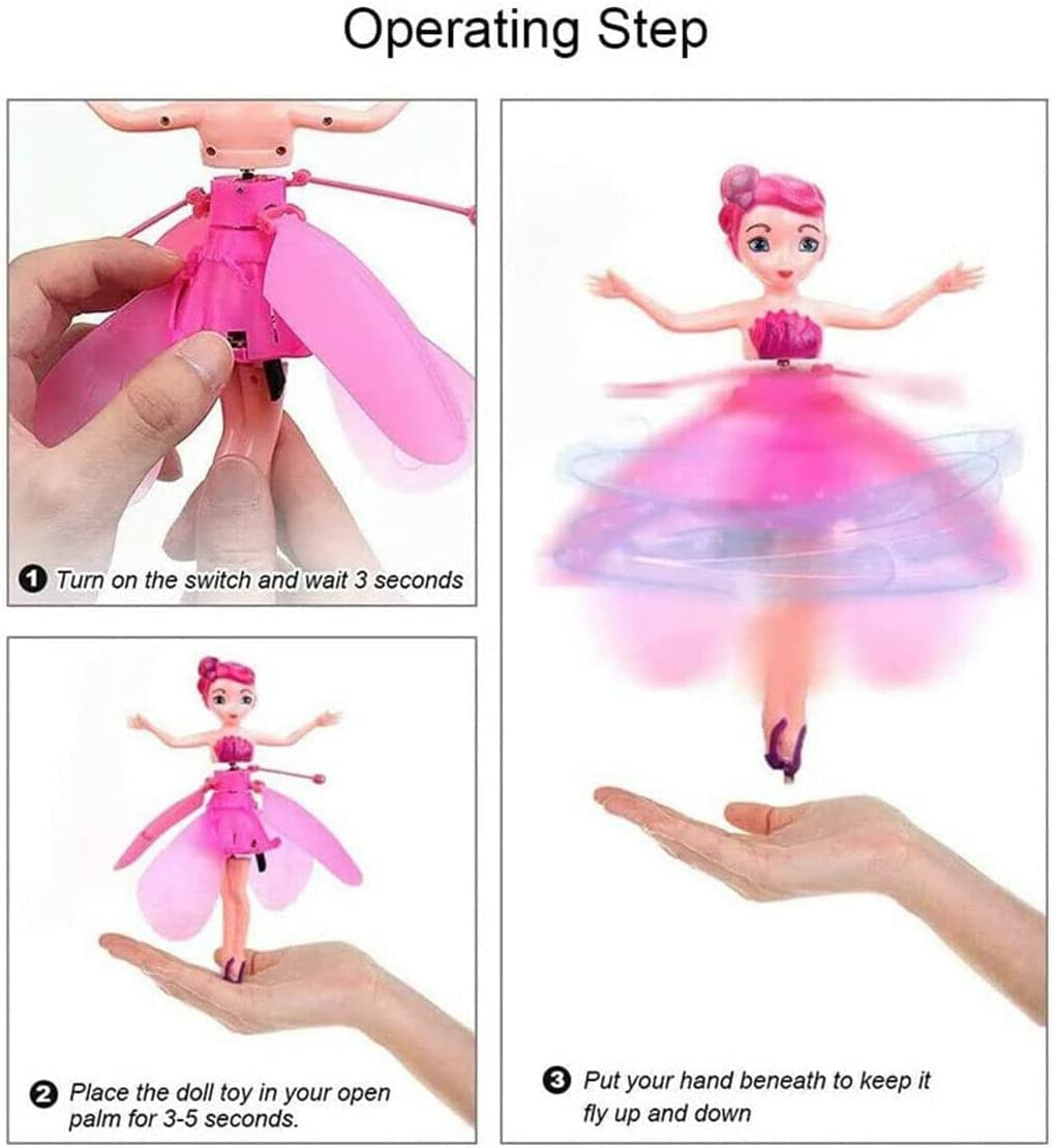 400001_Flying Doll Hand Sensor Control and LED Light & USB Cable