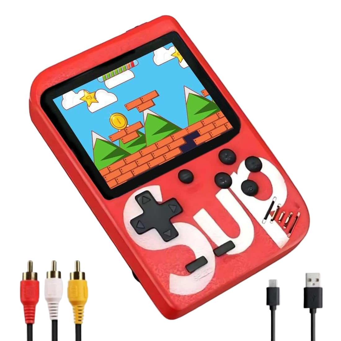 400046 Rechargeable Handheld 400 in 1 Games for Kids SUP 400 in 1- Game Box with TV Output