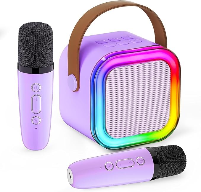 400070 Professional Wireless Mini Portable Bluetooth Speaker with Microphone designed with 5 different voice change effects- Kids Music Singing Toys (Copy)