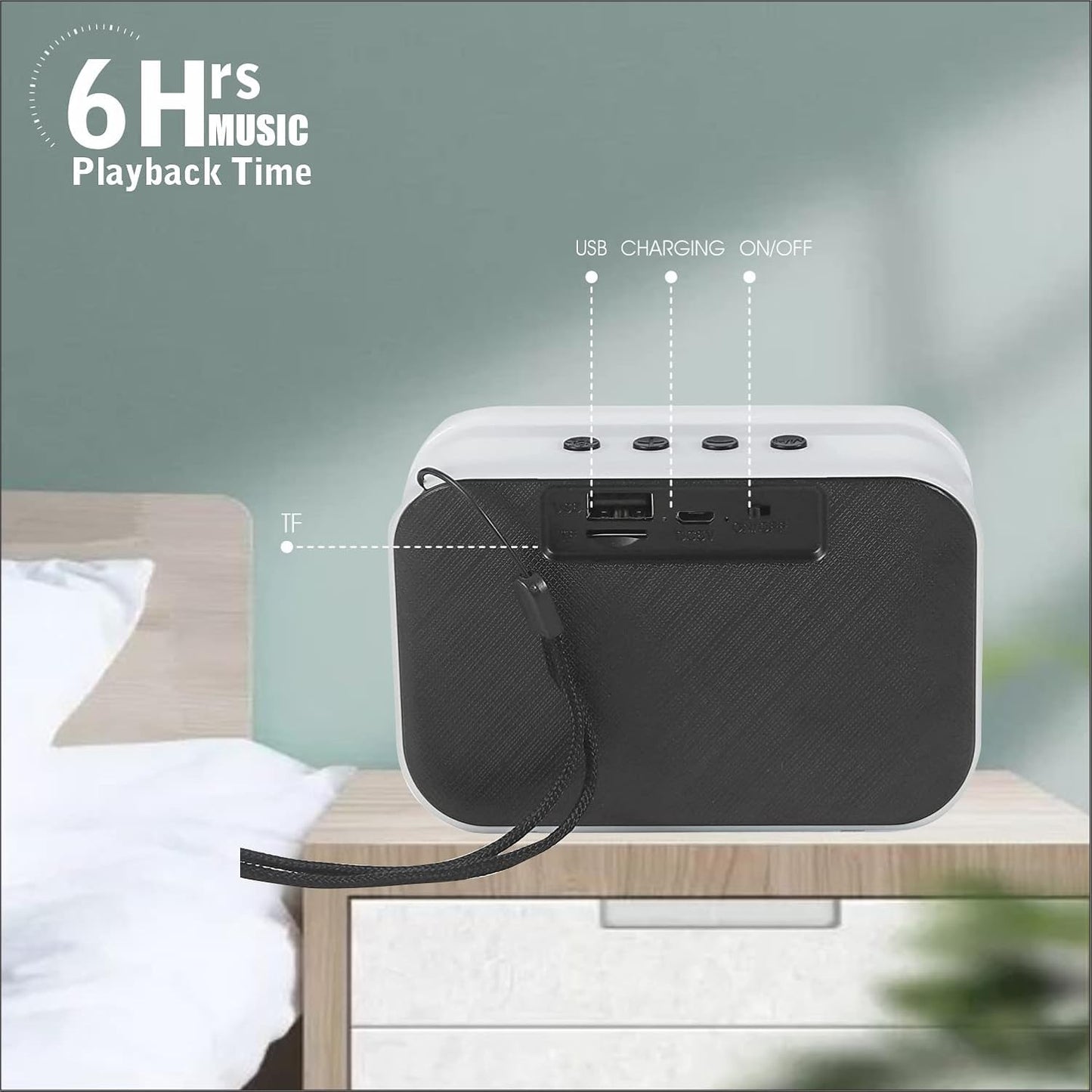 400009 NEUTON 12WATT Bluetooth Speaker with Mick 5 different voice change effects