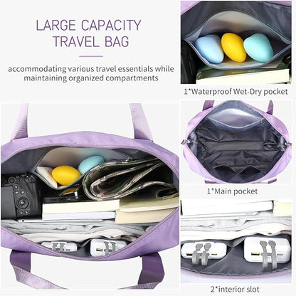 400005 Duffle Bag with Wheels, Expandable Foldable Duffle Bag  (Multicolor)
