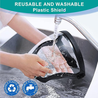 400006 Anti-Dust & Fog-Resistant Face Shield Mask