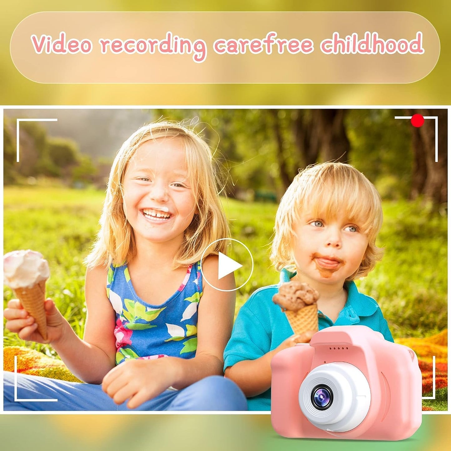 400067  Digital Camera with 2 inch Screen 3MP 1080P HD Digital Video Camera for Toddler Boys & Girls
