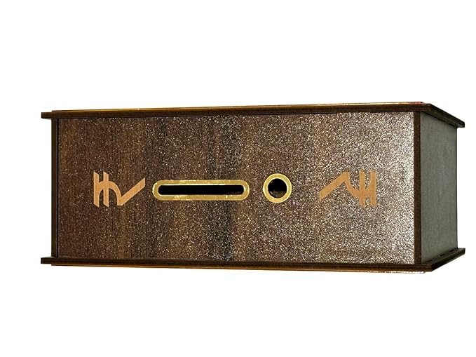 400040 Wooden Money/Piggy Bank ₹1,00,000 Savings Challenge Piggy Bank