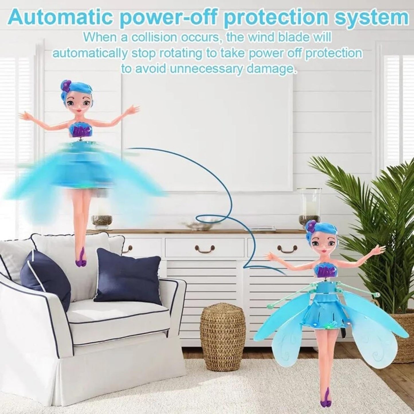 400001_Flying Doll Hand Sensor Control and LED Light & USB Cable