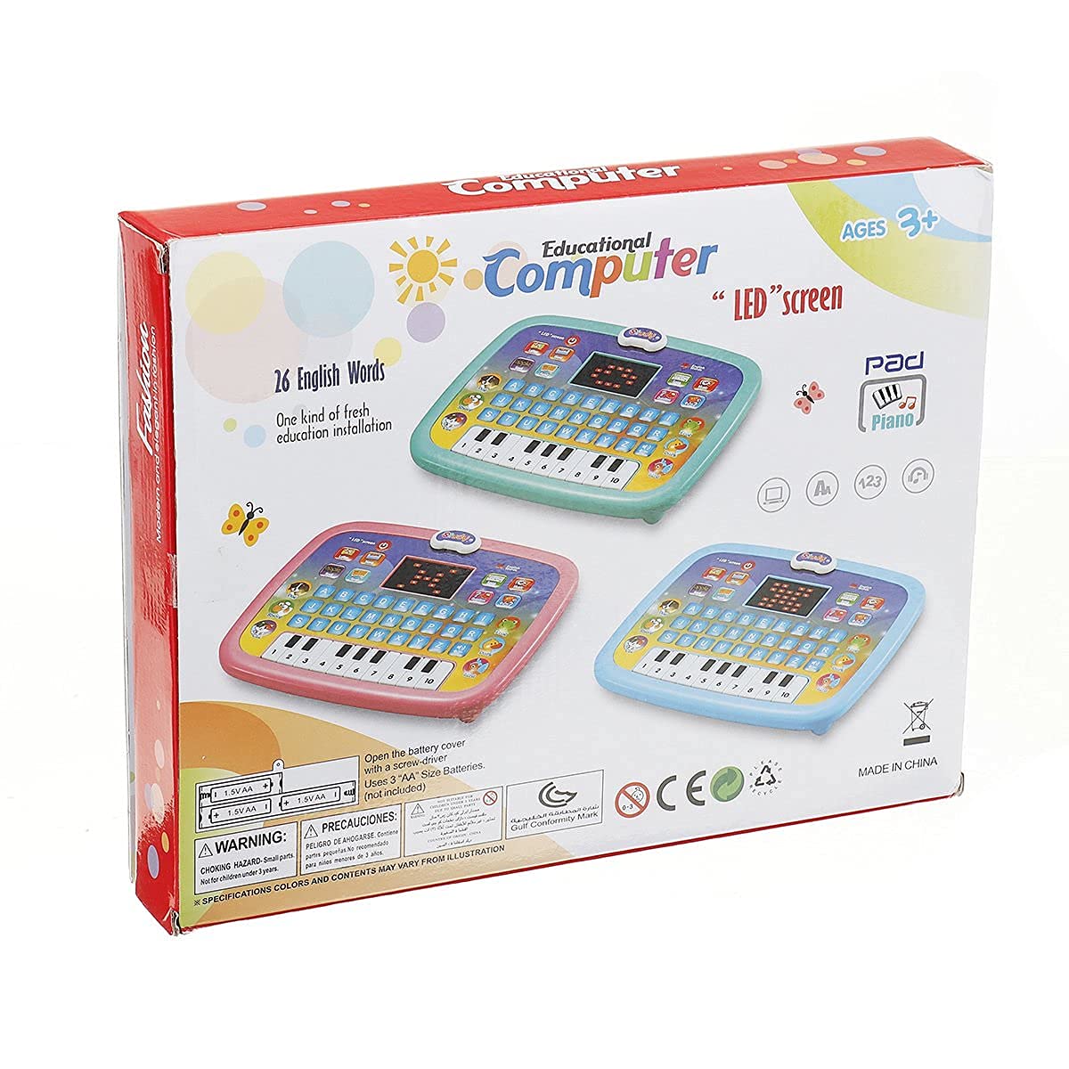 400072 Kids Tablet Early Educational Learning Electronic Toy