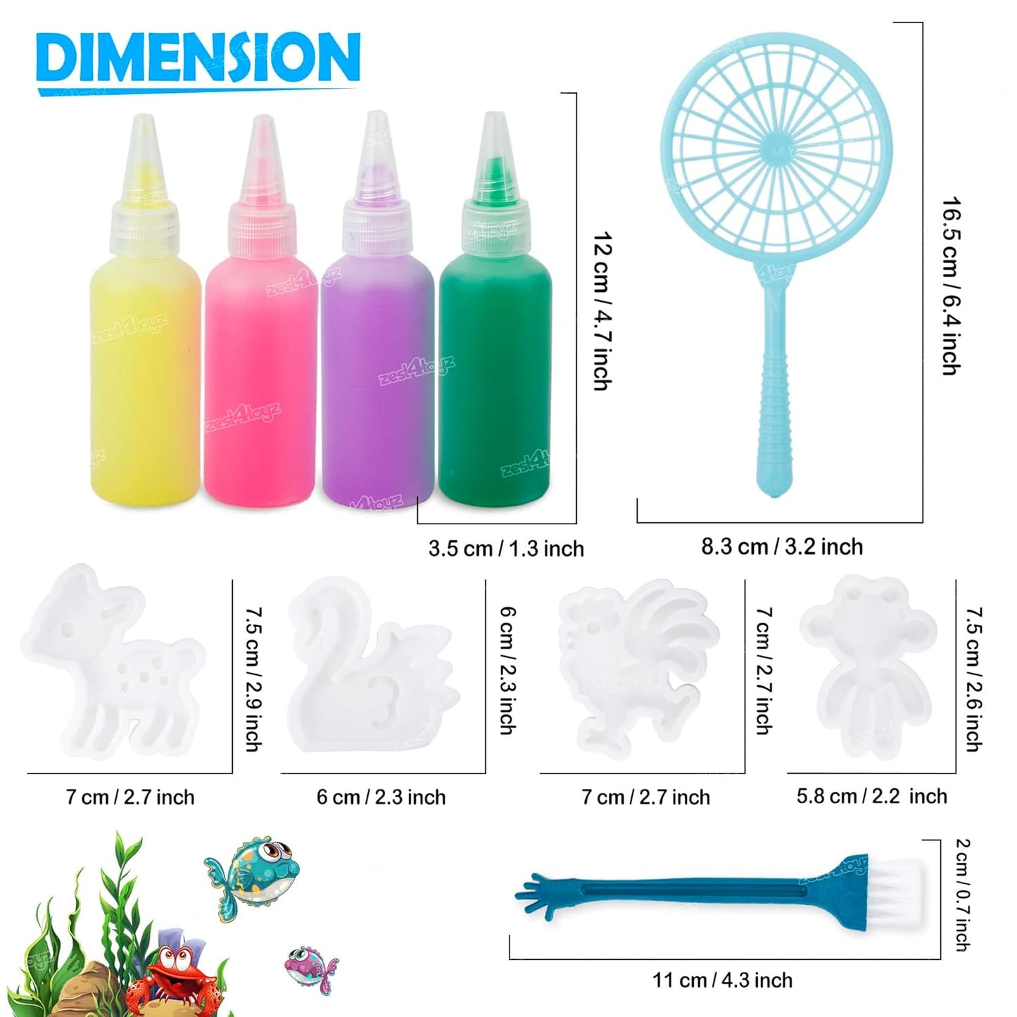 400030 Creative 3D Handmade Magic Gels Toys (Pack 1)