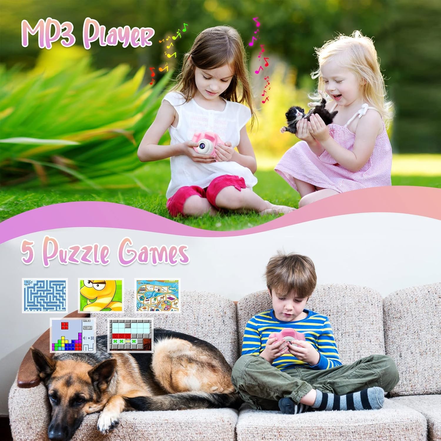 400067  Digital Camera with 2 inch Screen 3MP 1080P HD Digital Video Camera for Toddler Boys & Girls