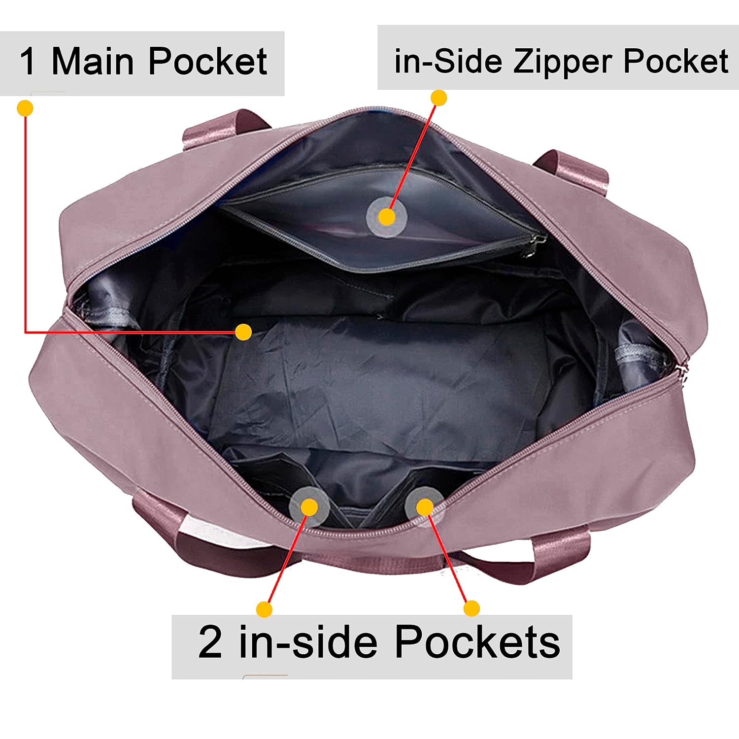 400018 Nylon 40 Cms Imported Foldable Travel Duffle Shoulder Tote Bag (multi colour)