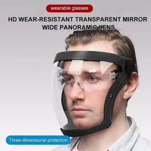 400006 Anti-Dust & Fog-Resistant Face Shield Mask