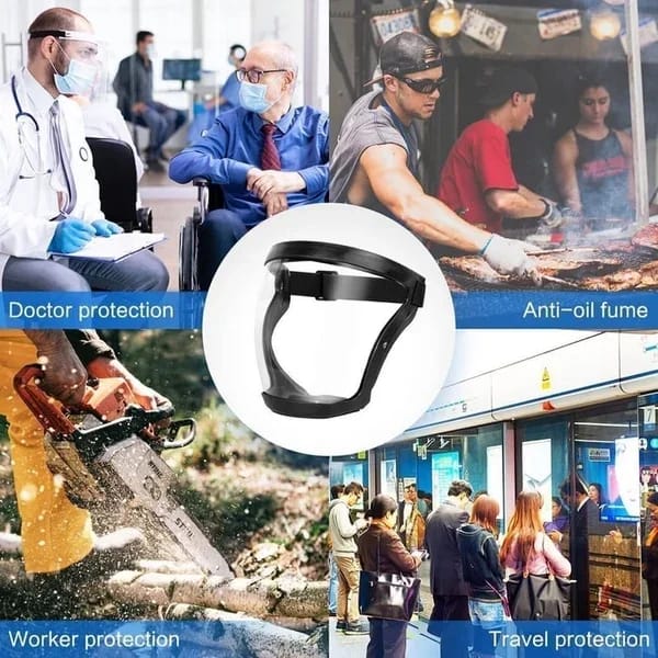 400002 Anti-Dust & Fog-Resistant Face Shield Mask