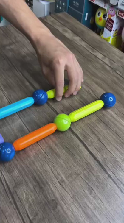 400071 Magnetic Sticks Blocks for Kids (64pcs)